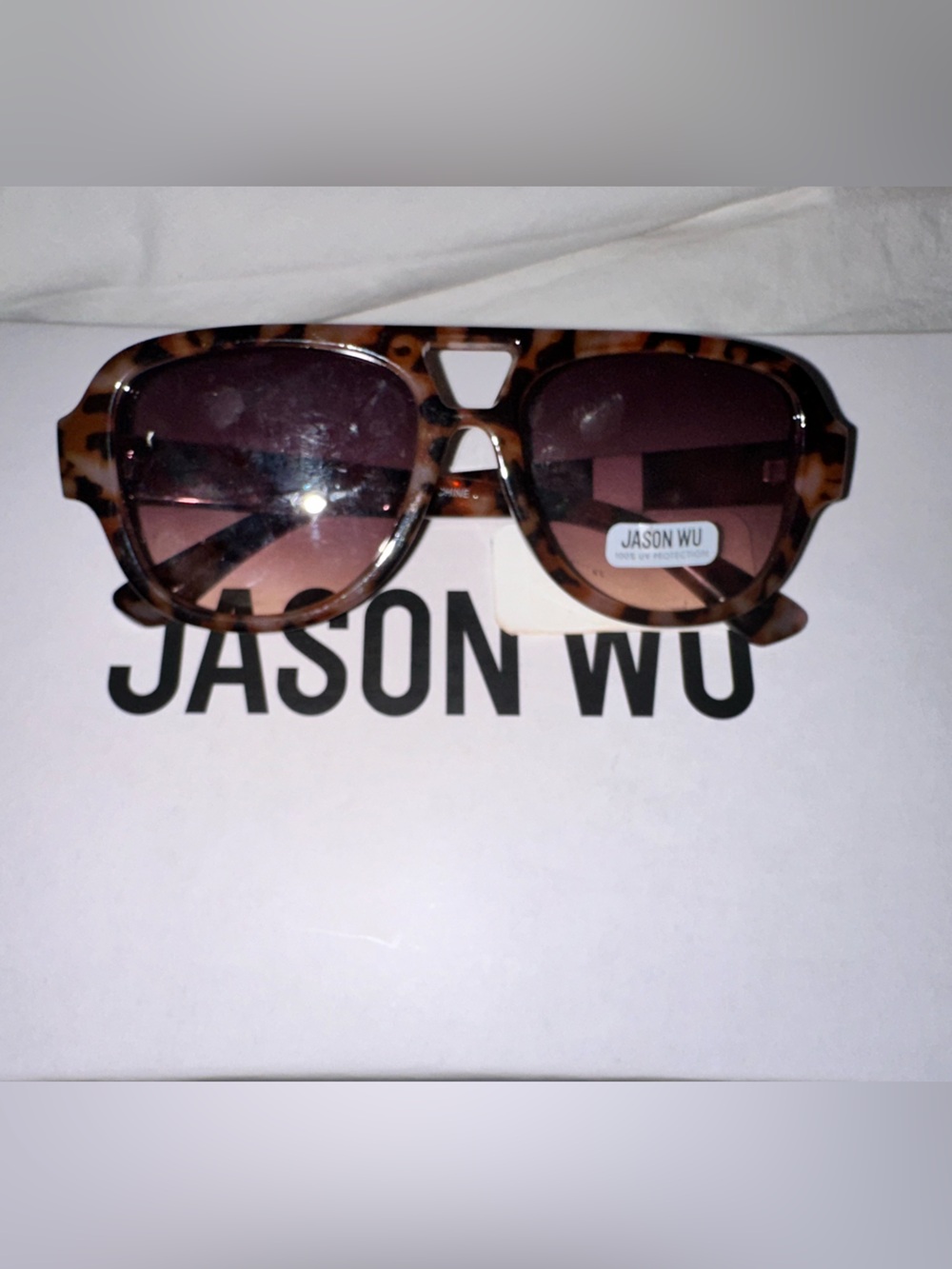 Jason Wu Tortoiseshell Frame Sunglasses with Brown Lenses